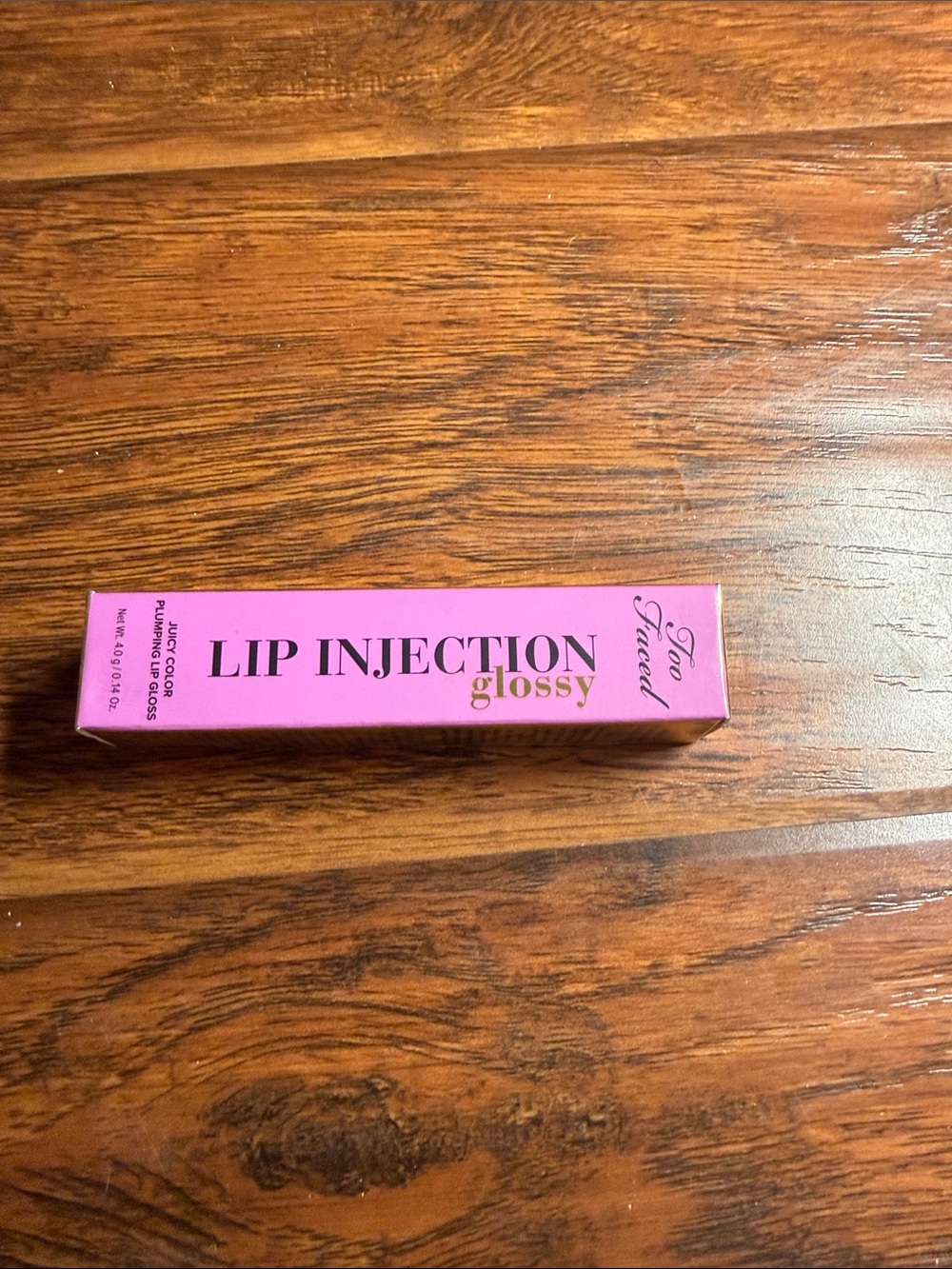 Too Faced Lip Injection Glossy Lip Plumping Gloss — Like a Boss. New in box